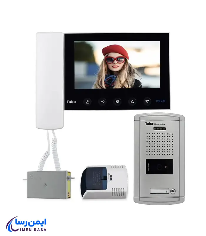 پک کامل آیفون تصویری تابا مدل TVD 5-70